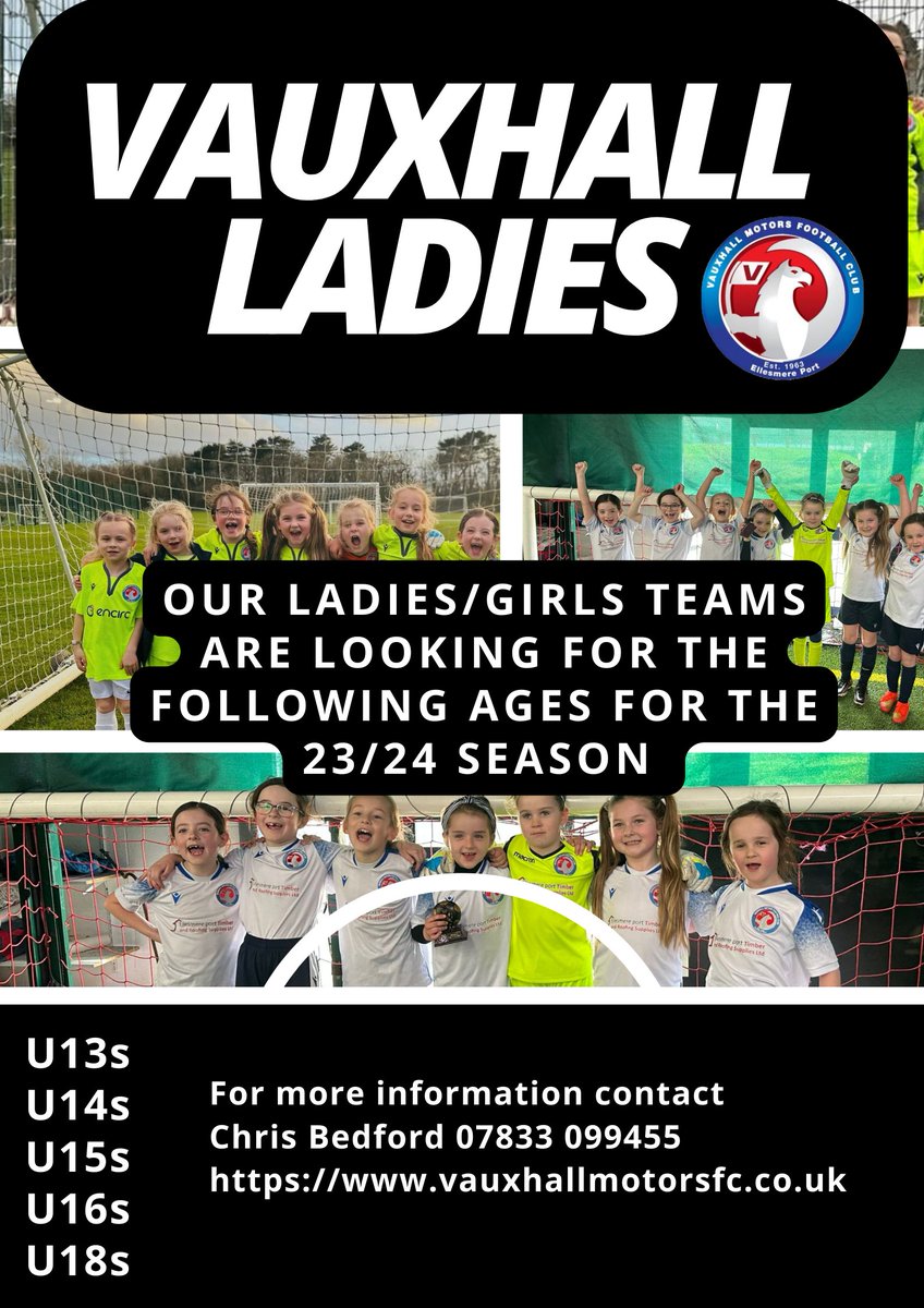 Come play for the ladies in white 🤍 

#COYML #womansfootball #girlscanplay