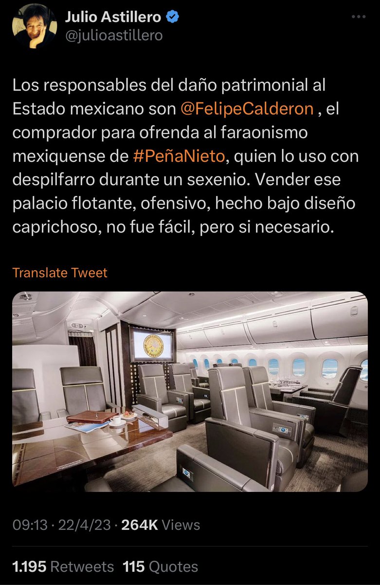 “Palacio flotante”, dice @julioastillero …

Bro, los asientos de business de Emirates, Etihad, o Cathay Pacific -por poner algunos ejemplos- son bastante mejores que estos (y mejor no te cuento de los de First, porque lloras).

Hay que salir más seguido de los confines de la