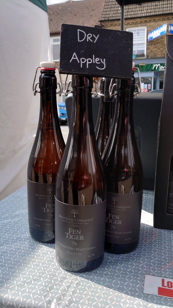 Along with a bottle of <a href="/BrooksConquest/">Brooks and Conquest</a> Fen Tiger Cider  I should add. Made from the finest cooking and desert apples from Colne orchards, Another <a href="/FenEdgeTrail/">FenEdgeTrail</a> village. Ciders that #CelebrateTheFens 2023.