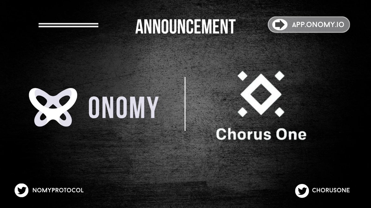 0xNeodallas's tweet image. Recently, @OnomyProtocol and @ChorusOne  announced an exciting partnership, with Chorus joining the Onomy Validator Guild (OVG), further decentralizing the Onomy Network and granting you yet another leading validator to delegate to.
#Onomyprotocol #NOM #crypto #web3