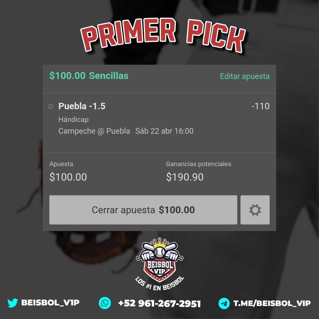 Beisbol_VIP's tweet image. #Freepick de #LMB VAMOS CON #PUEBLA ⚾