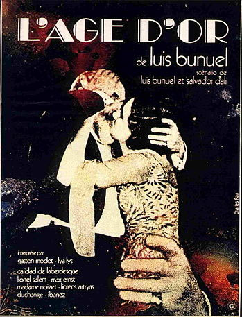 UncannyFilmFest's tweet photo. Filmmakers today, take their freedoms for granted. In 1930, the #Surrealist film L'Age d'Or by #LuisBuñuel and #SalvadorDali was banned because it threatened the established order. Right-wing activists attacked the #cinema and destroyed Dali's #art on display in the cinema. https://t.co/D6pjsxRf6K