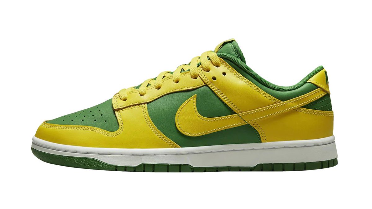 SneakerVisionz's tweet photo. Nike Dunk Low Retro Reverse Brazil

https://t.co/yUSqNfD7Eb https://t.co/WRdWy9D4vg