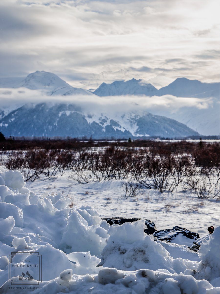 FentonPhoto's tweet photo. View from the Sterling Highway Alaska. #mountains #winter #landscape #clouds #Alaska #SterlingHighway #snow #RoadsideView @TravelAlaska https://t.co/LI5klvs2s7