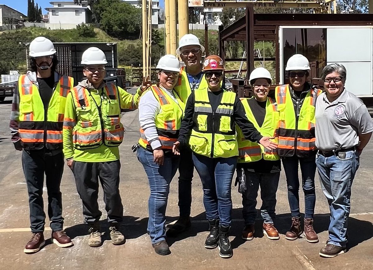 SD_BldgTrades's tweet photo. The 1st cohort of our #MC3 Apprenticeship Readiness Program at Southwestern College made a visit to the @TheIronworkers Local 229 University of Iron today! In construction, it’s important to be #SkilledAndTrained, and we know that #ApprenticeshipsWork! #UnionStrong #BTfamily #1u https://t.co/yJ8UO2Tls7