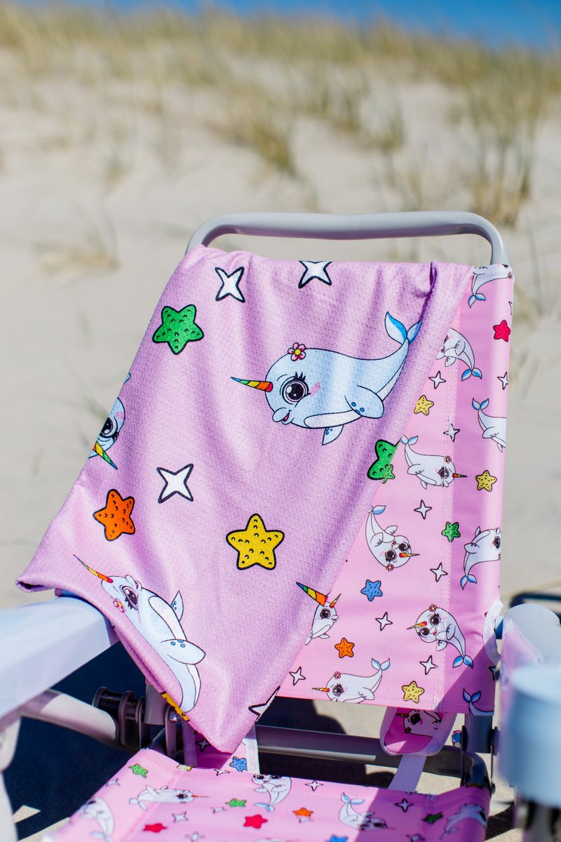 Today is National Narwhal Appreciation Day and what a better way to celebrate than to share our newest collaboration with LowTides! Introducing the Daisy the narwhal children’s beach chair and eco friendly towel! 💕🐳 

📸: Kelee Bovelle
#summer #beachlife #fishflops #sun #Travel