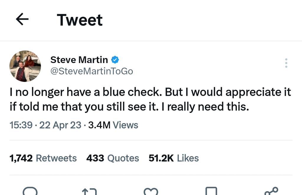 GazDoran's tweet photo. @SteveMartinToGo Still there... https://t.co/PSvRJ0HaKW