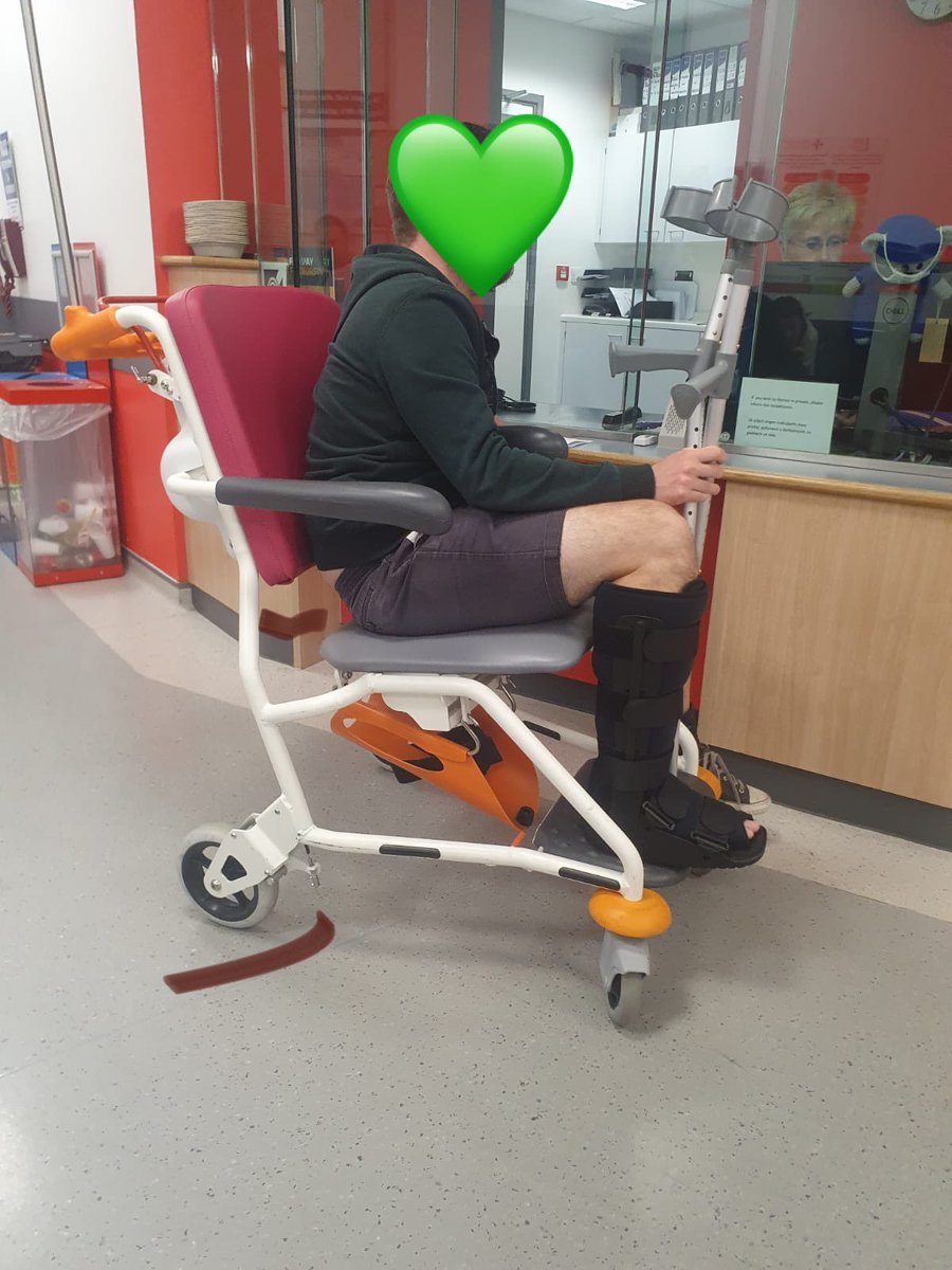 <a href="/NiallFlint/">Niall</a> <a href="/AberystwythTown/">CPD Tref Aberystwyth Town FC</a> My mate’s ended up in A&amp;E after injuring himself celebrating your goal today! I’ve hidden his face to spare his blushes. 😂 🖤💚