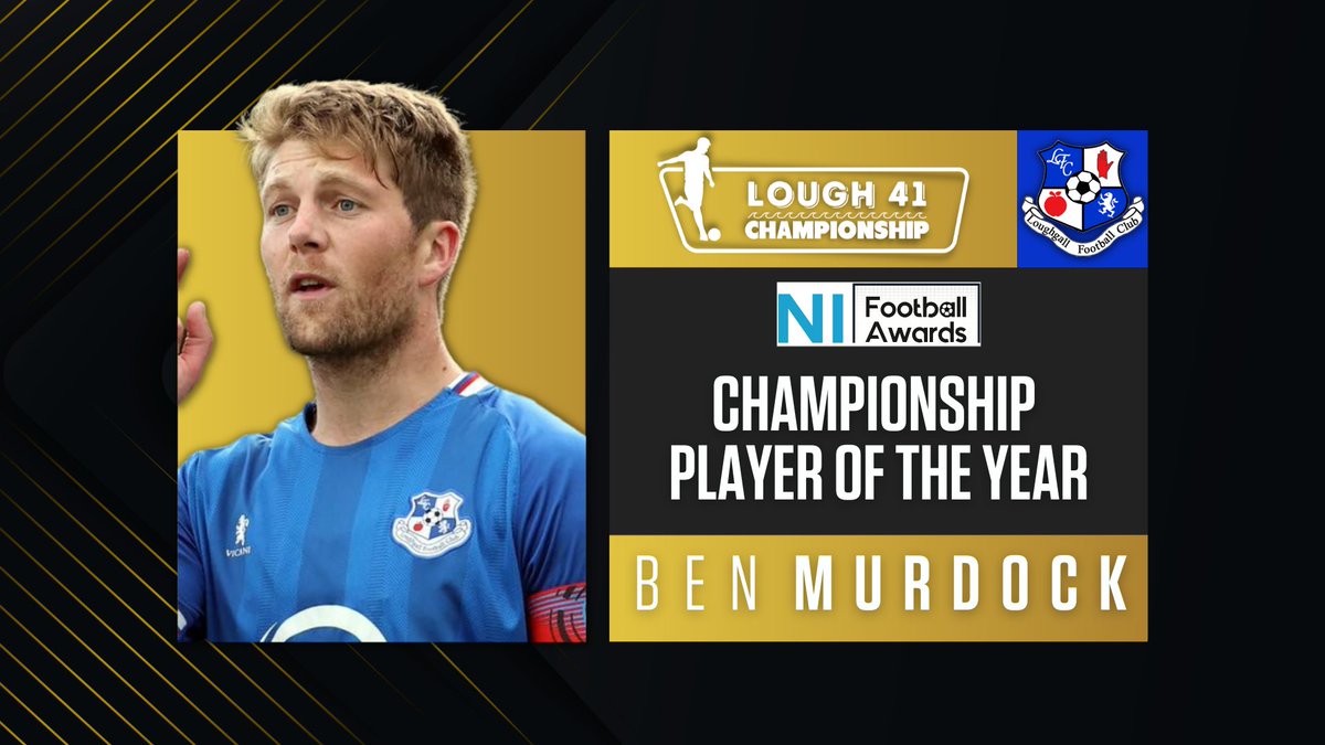 NI Football League (@officialnifl) on Twitter photo ๐ก๐ ๐๐ข๐ข๐ง๐๐๐๐ ๐๐ช๐๐ฅ๐๐ฆ
๐ Championship Player of the Year ๐
Ben Murdock โฝ <a href="/LoughgallFC/">Loughgall FC</a>
#Lough41Champ ๐ก๐ ๐๐ข๐ข๐ง๐๐๐๐ ๐๐ช๐๐ฅ๐๐ฆ
๐ Championship Player of the Year ๐
Ben Murdock โฝ <a href="/LoughgallFC/">Loughgall FC</a>
#Lough41Champ