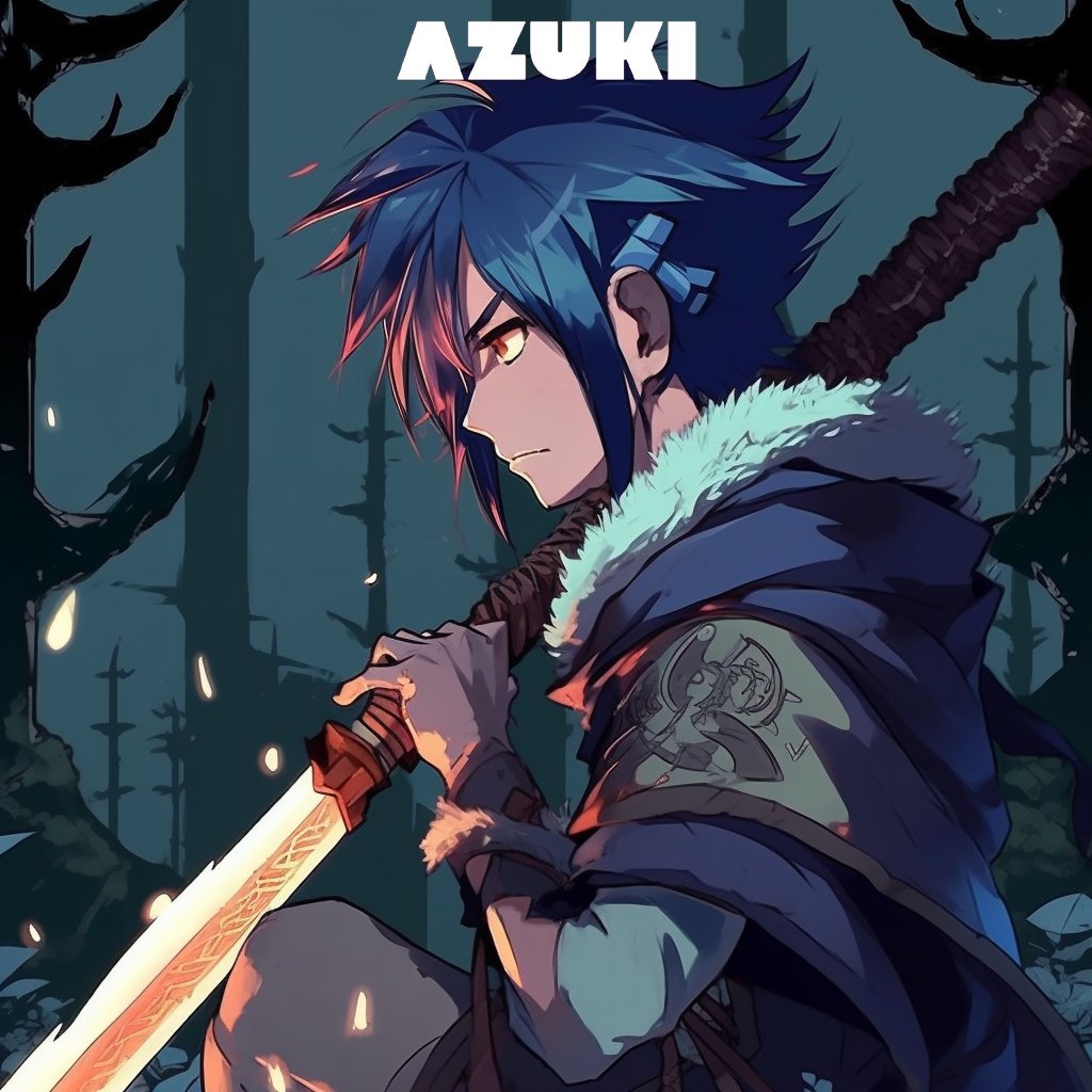 3324eth's tweet photo. @H3avyish @Azuki @midjourney Your glow has shifted to your blade https://t.co/hbGOv1qjnl