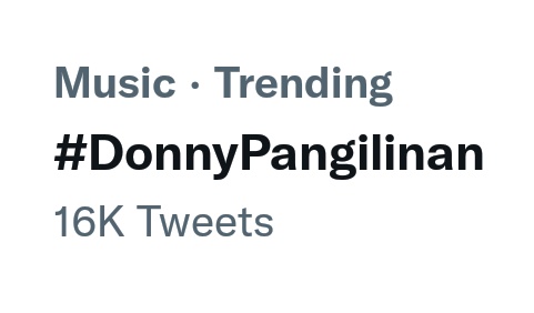 LOOK: #DonBelle default hashtags is currently trending in the philippines under music category!

<a href="/donnypangilinan/">Donny</a> <a href="/bellemariano02/">Belle Mariano</a>
#DonnyPangilinan #BelleMariano
