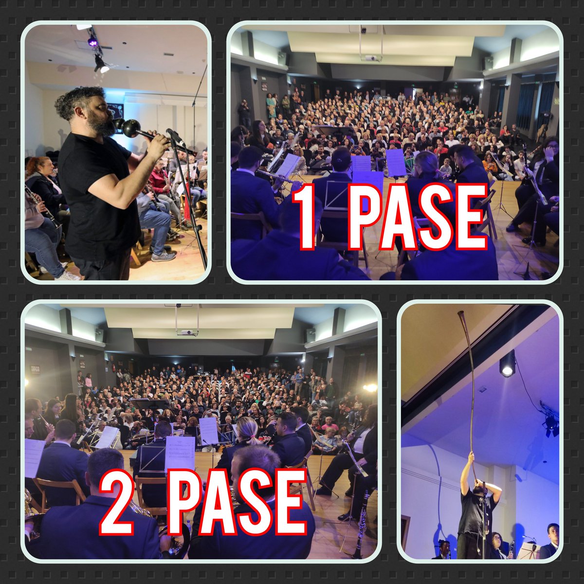 BandadeArbo's tweet photo. Sen Palabras. 2 pases, ver o auditorio así, cheo, cun público increible e agradecido, e por suposto, acompañando o gran mestre e amigo @abrahamcupeiro, fainos sentir tan ledos que é imposible describir todas as sensacions que temos agora mesmo. Grazas, grazas, grazas e grazas!!!! https://t.co/RiYISEIjt3