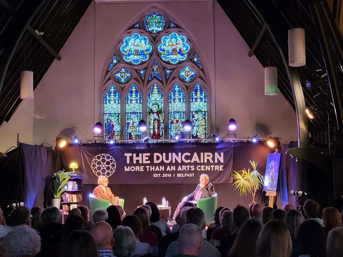 Amazing Sat evening at the brilliant @theduncairn listening to @MPeakeOfficial being interviewed by Prof. Phil Scraton. Loved the points about the importance of access & representation. Inspirational and authentic - thank you 👏