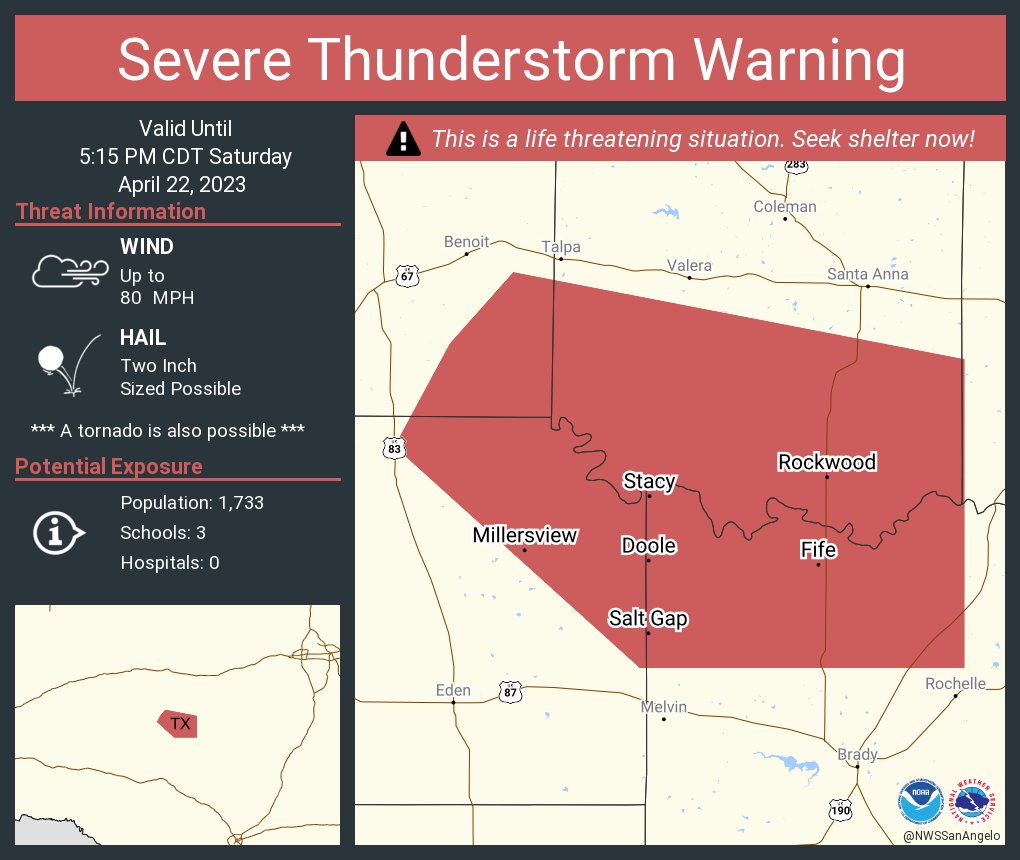 NWS Severe Tstorm tweet media