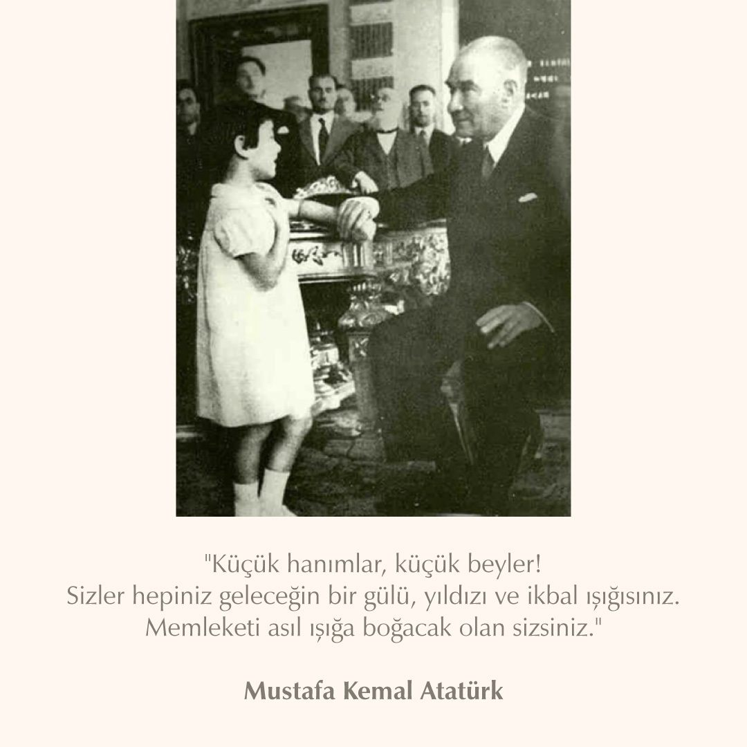 YAPIKUR's tweet photo. Bu tarihi günü çocuklarımıza armağan eden Gazi Mustafa Kemal Atatürk ve silah arkadaşlarına şükranlarımızı iletiyoruz. 23 Nisan Ulusal Egemenlik ve Çocuk Bayramımız kutlu olsun!

#Yapıkur #23Nisan #UlusalEgemenlikveÇocukBayramı https://t.co/NRoSHK4GOZ