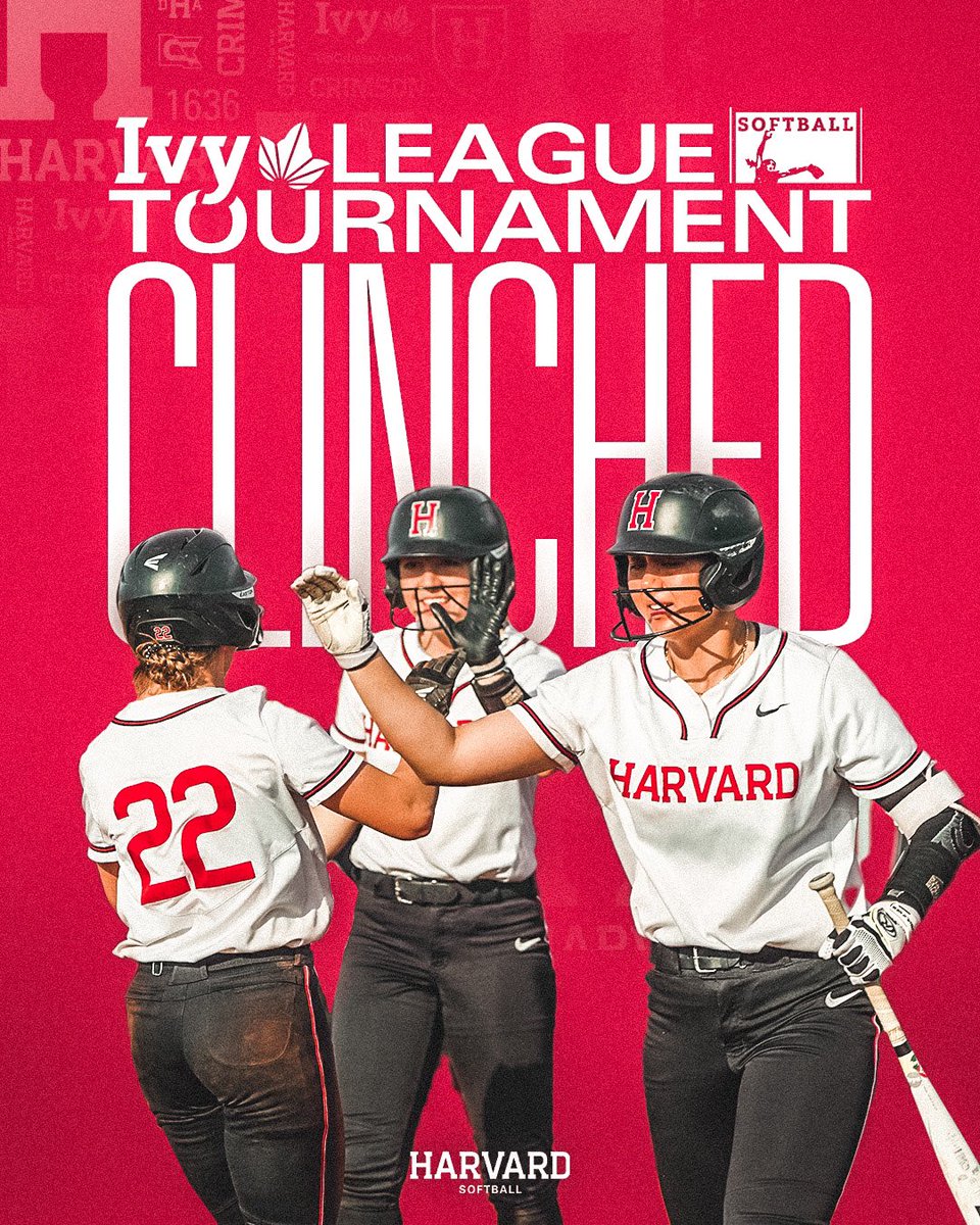 With a 6-5 win over Princeton, we have clinched a spot in the 𝙄𝙑𝙔 𝙇𝙀𝘼𝙂𝙐𝙀 𝙏𝙊𝙐𝙍𝙉𝘼𝙈𝙀𝙉𝙏 🥎🥳

#GoCrimson