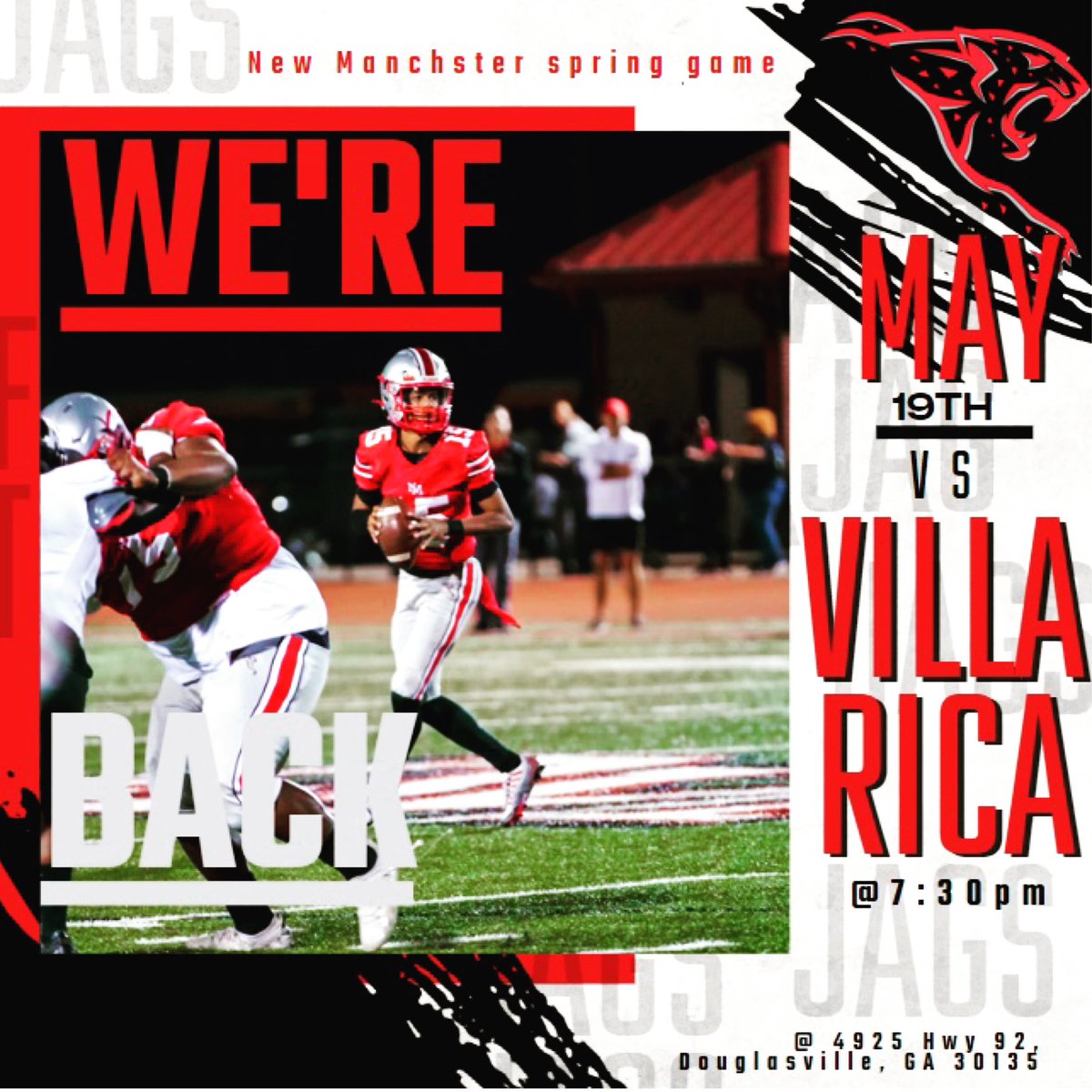 NewManchesterFB's tweet photo. The Jags are back🐆 #jagnation #jagattack https://t.co/JLLRUNPh7u