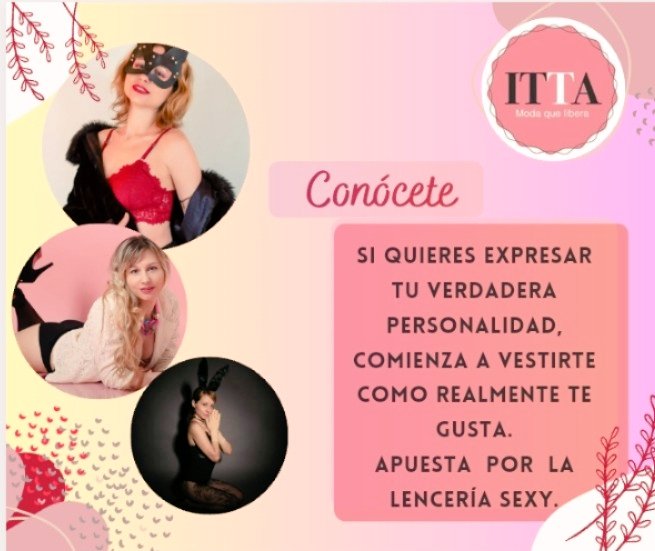 IttaModa's tweet photo. Conócete 

Si quieres expresar tu verdadera personalidad, comienza a vestirte como realmente te gusta.

Apuesta por la #lenceria #sexy 

#mujeres 
#ropa 
#ventas 
#shopping 
#onlinewatching 
#SabadoCoqueto 
#SabadoDe 
#pasion
#placer
#sensual https://t.co/ExKQSBeusK