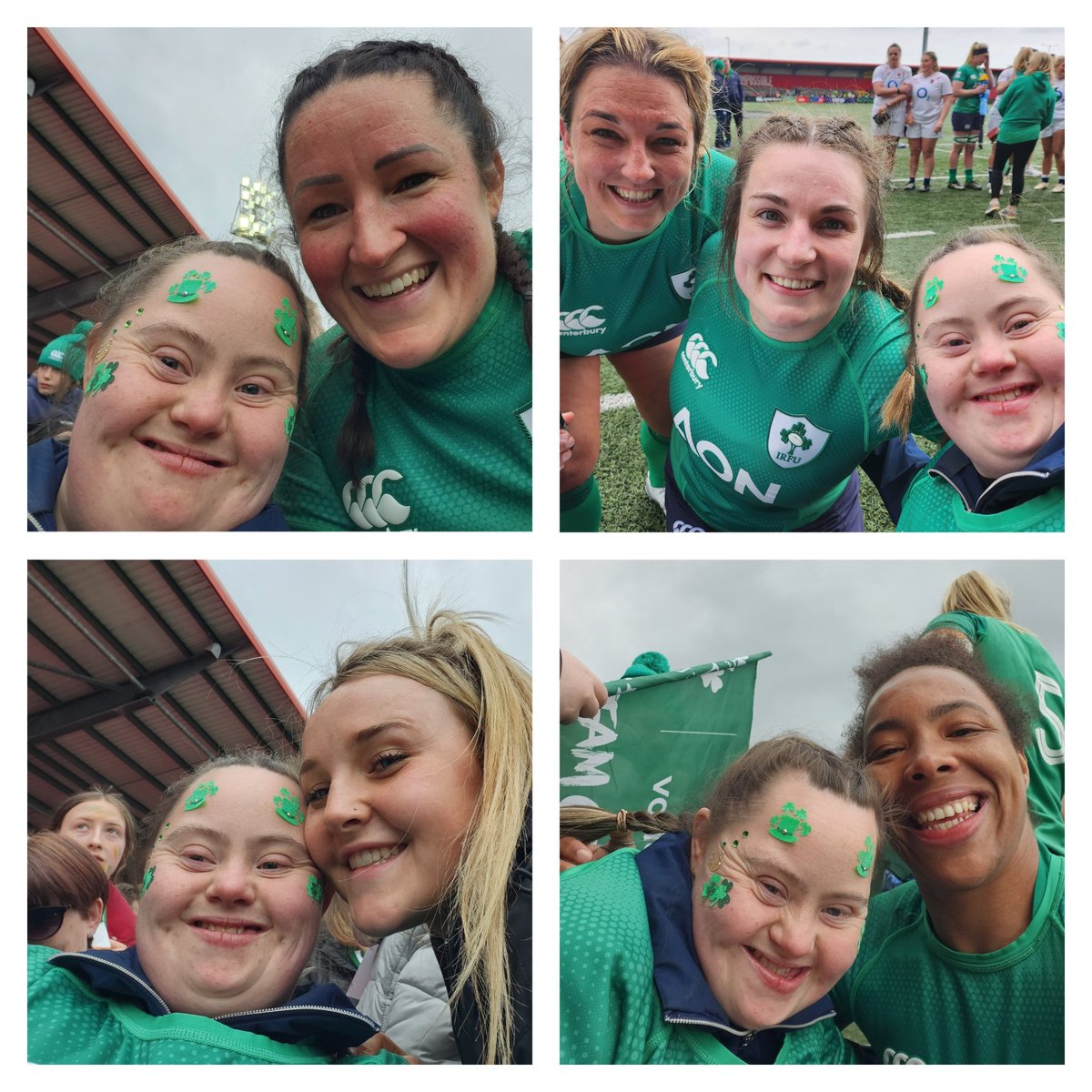 So proud of the players today, heart and guts big time 💚 Jennifer was delighted when Natasja Behan gave her jersey to her 💚💚
