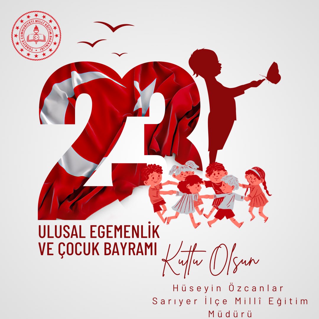 Sariyer_MEM's tweet photo. 23 Nisan Ulusal Egemenlik ve Çocuk Bayramı Kutlu Olsun.@tcmeb @prof_mahmutozer @istanbulilmem @memleventyazici @cagatay33 https://t.co/xzv4nwpxZi