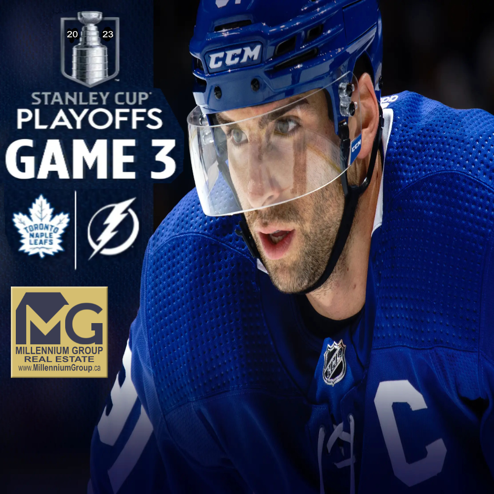 MGroupRealtors's tweet photo. In 1 hour Leafs face Lightning for Game 3 in Tampa! It's all even right now. Go Leafs go! Pick drops 7 PM 🏒

#LeafsVsLightning #TorontoVsTampaBay #TORvTPA #HNIC #NHLPlayoffs #KendraCutroneBroker #TonyCutroneRealtor #MillenniumGroupRealEstate #MillenniumGroup #BestRealtorVaughan https://t.co/dmjJ0lALzZ