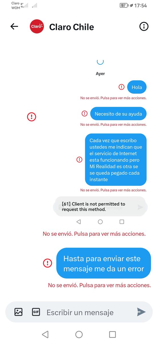 dpintoparra's tweet photo. @clarochile_cl @clarochile_cl señores les estoy hablando ni para responder me da los datos móviles de su compañía qué estoy pagando... https://t.co/VgLEJ7BG7Q