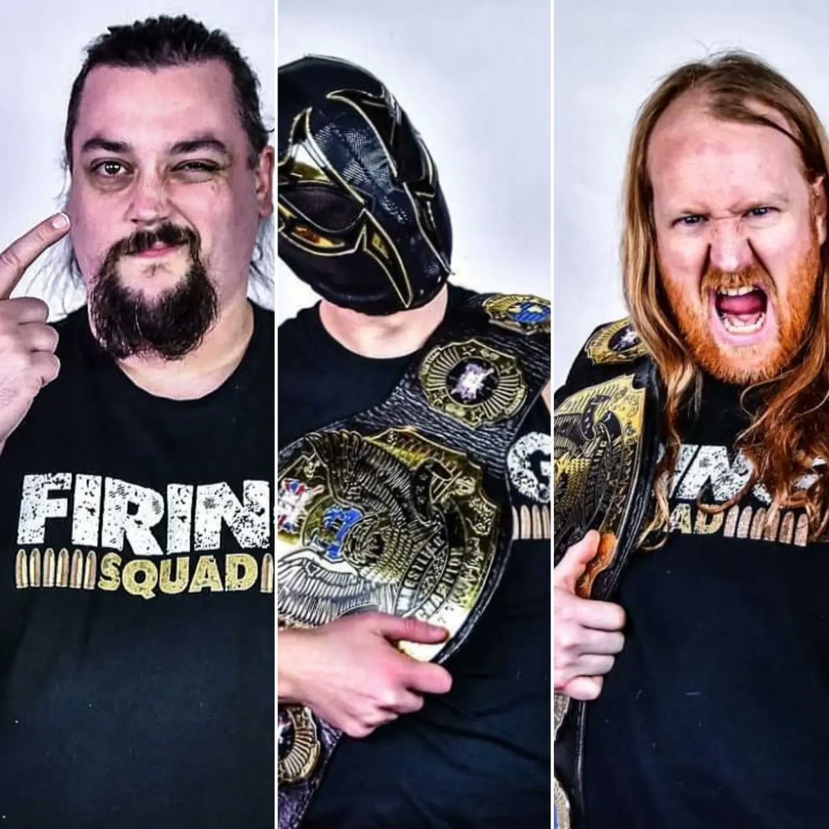 damianblackuk's tweet photo. From December 2022. To now. Always #GunsUp !
#GunsUp👆 #SQUAD #FiringSquad 
#Silencer ❌
.
.
.
.
.
#wrestling #prowrestling #ukwrestling #britwres #indywrestling #pewpewpew https://t.co/hExIT7KZgL