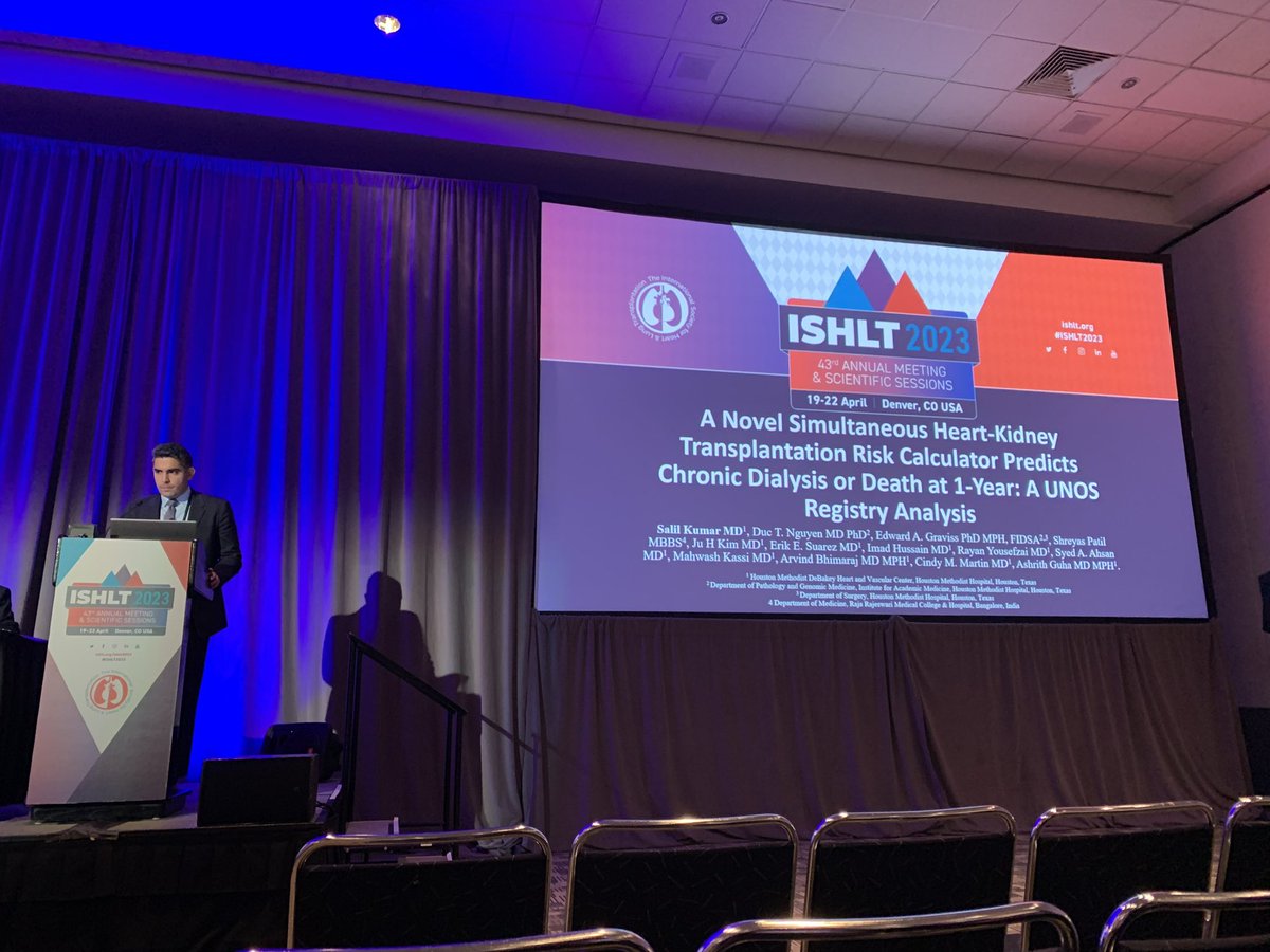 Salil Kumar, MD (@salkumarmd) on Twitter photo Grateful to present our work at #ISHLT2023 on sHK risk stratification. It’s time to implement a safety net policy for heart tx recipients and save kidney grafts! <a href="/AshrithGuhaMD/">Ashrith Guha</a> <a href="/hfdocbhimaraj/">Arvind Bhimaraj</a> <a href="/mahwash_kassi/">Mahwash Kassi</a> @bhtrachtenberg <a href="/HMHCardioFellow/">Houston Methodist Cardiovascular Fellowships</a> Grateful to present our work at #ISHLT2023 on sHK risk stratification. It’s time to implement a safety net policy for heart tx recipients and save kidney grafts! <a href="/AshrithGuhaMD/">Ashrith Guha</a> <a href="/hfdocbhimaraj/">Arvind Bhimaraj</a> <a href="/mahwash_kassi/">Mahwash Kassi</a> @bhtrachtenberg <a href="/HMHCardioFellow/">Houston Methodist Cardiovascular Fellowships</a>
