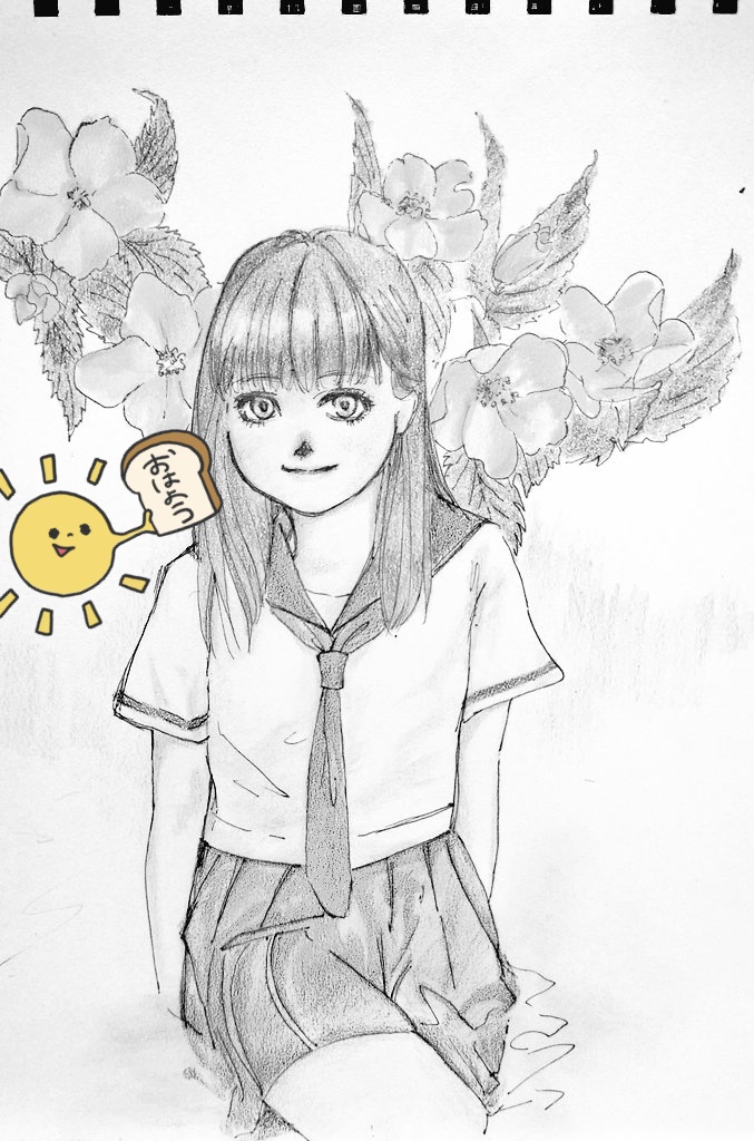 おはようございます☀
今日は職場のイベントヘルプで休日出勤🌱
無理せず楽しみながらお手伝いしてきます😊
素敵な一日でありますように☺🌿✨
過去絵を添えて…( ^ω^ )
#アナログ絵 #イラスト #色鉛筆