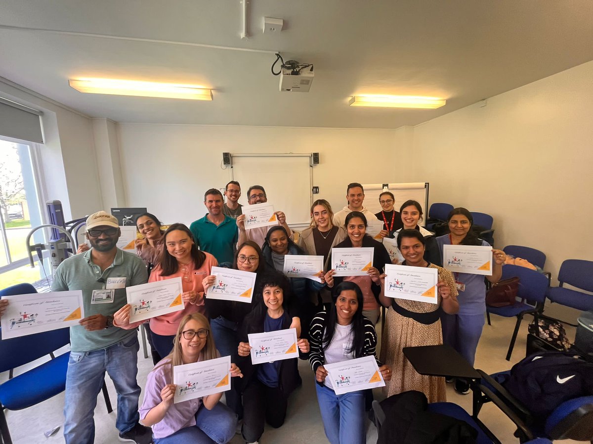 bronaghmacm's tweet photo. Big thanks to the staff of @ConnollyED2 @ConnollyNursing  for their amazing participation in our Resus Skills Training Day. Special nod to Fiona Fenton, @CarlitoByrnito @izabella_orban! Here's to training together! https://t.co/yaXAhNBEc5