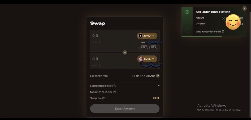 Jessicalevi13's tweet photo. Step 4;
Proceed to complete your first transaction🥳.
11/13
#Crypto #IBC #Crypto #Canto #CrescentNetwork $CRE $ATOM https://t.co/3B70PuiSFx