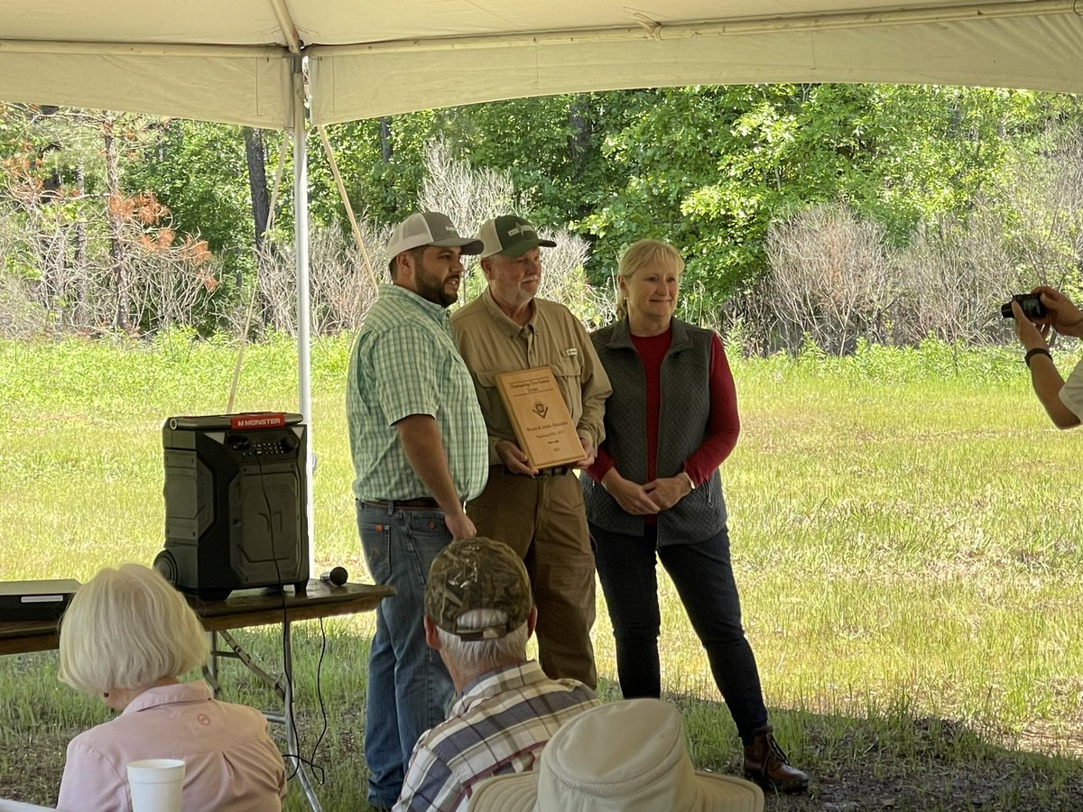 Melinda and I had a great time today visiting with so many of our <a href="/texasforestry/">Texas Forestry Assoc</a> friends at Wayne &amp; Jennie Alexander’s beautiful Tree Farm in Harrison County. Thanks to the Alexander family and John Marksberry with <a href="/BirdForestry/">Bird Forestry</a> for hosting such a great event and Congratulations