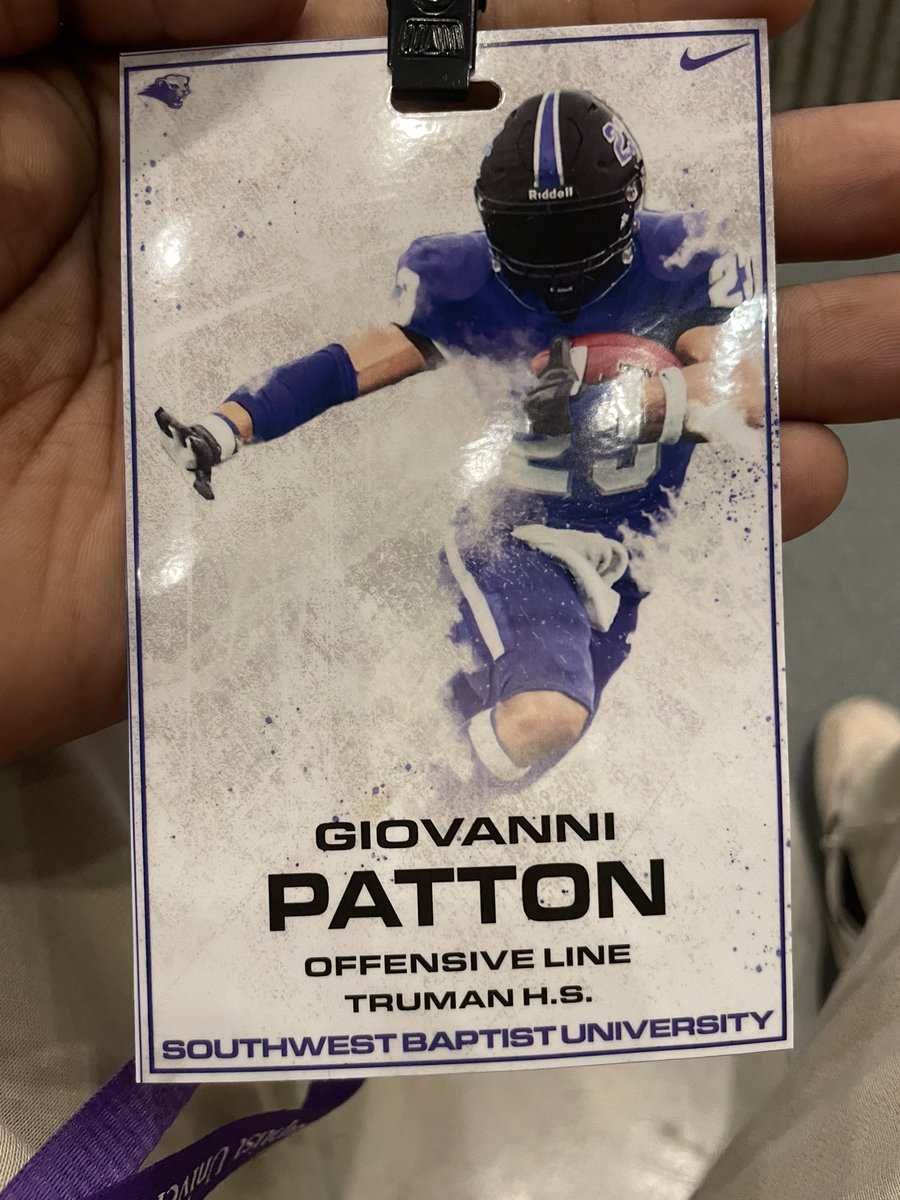 TheGrea93466722's tweet photo. After talking with @CoachNiccum66 I am excited to receive my 1st offer to southwest Baptist university. I want to thank God and everyone who got me this far. @CoachStough @SBU_Football https://t.co/T3ZQNResJn