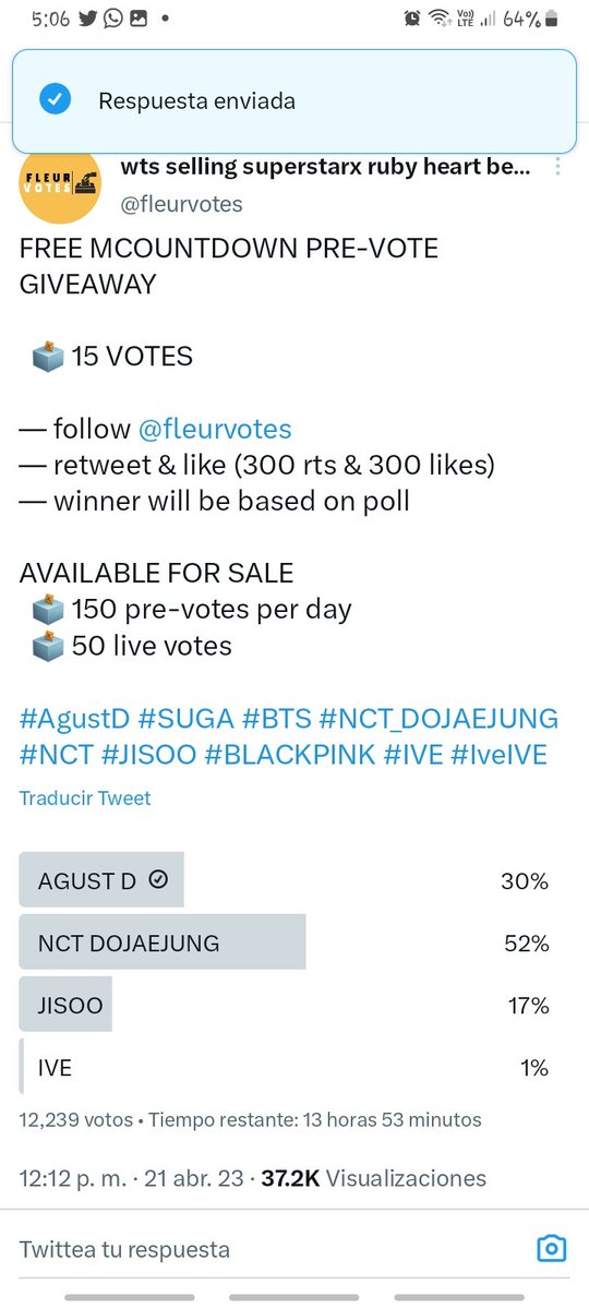 Staefh's tweet photo. @fleurvotes Done for #AgustD https://t.co/uuprHNWWRN