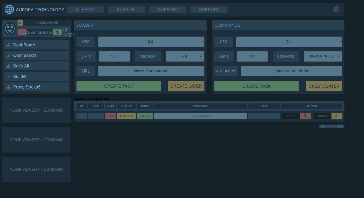 Gi7w0rm's tweet photo. #Aurora #Stealer #panel recovered.
#Aurora #Stealer #builder 2023 recovered .
#Aurora #Stealer #builder 2022 recovered.
#Aurora #Auth Server recovered.
An article on reversing the builder is already in development by a fellow #infosec researcher.
Happy Sunday :) https://t.co/ZfcOs0LXXB