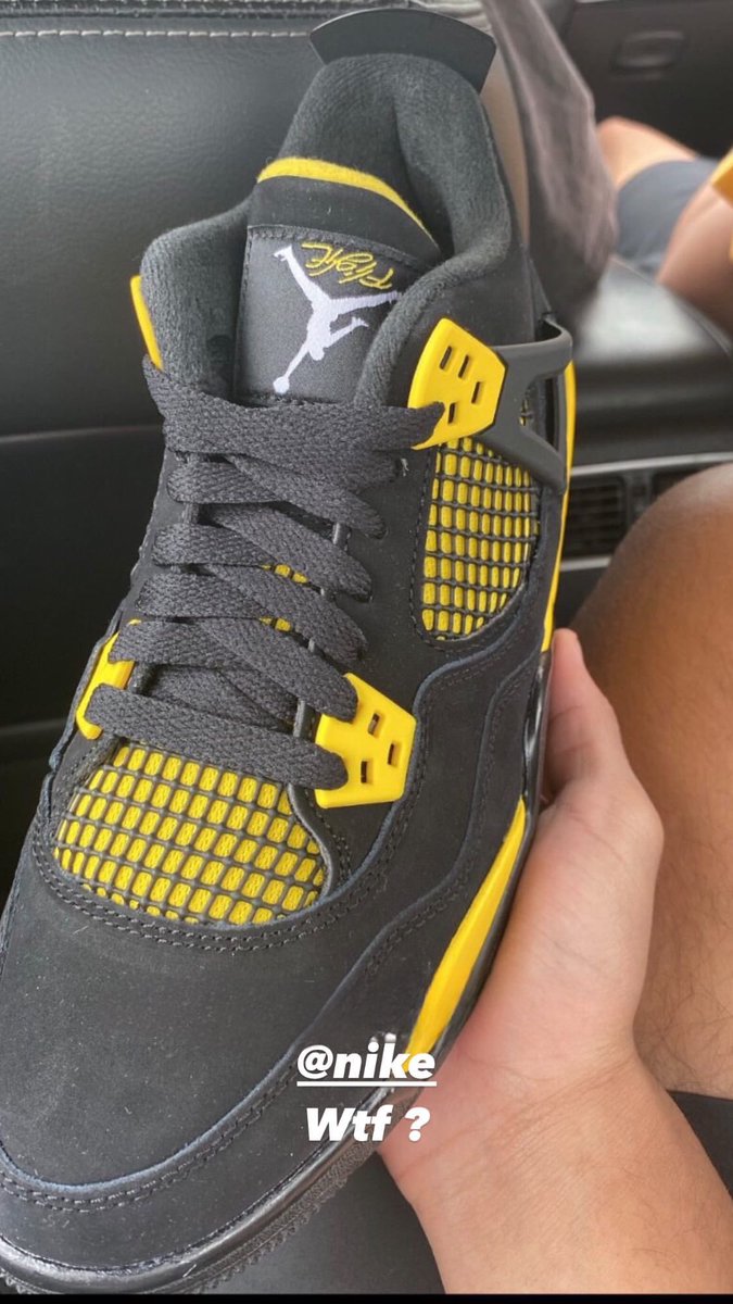 fake jordan 4 thunder