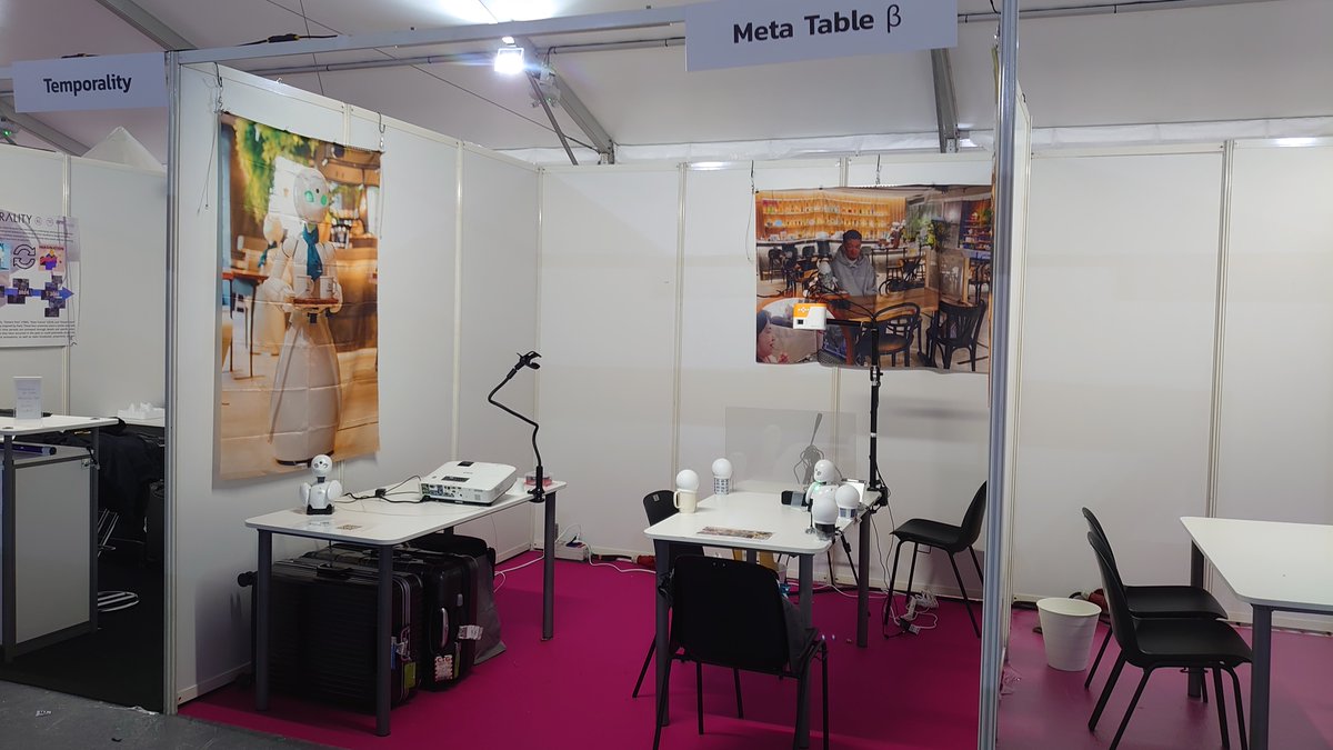 Yoichi_Yamazaki's tweet image. 出展ブースはこんな感じ。ReVolution #Research 出展はホールC。 
#LavalVirtual2023