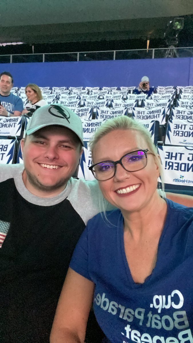 StarrYoung's tweet photo. Game 3 Round 1 #GoBolts https://t.co/ebqZvtMhNH