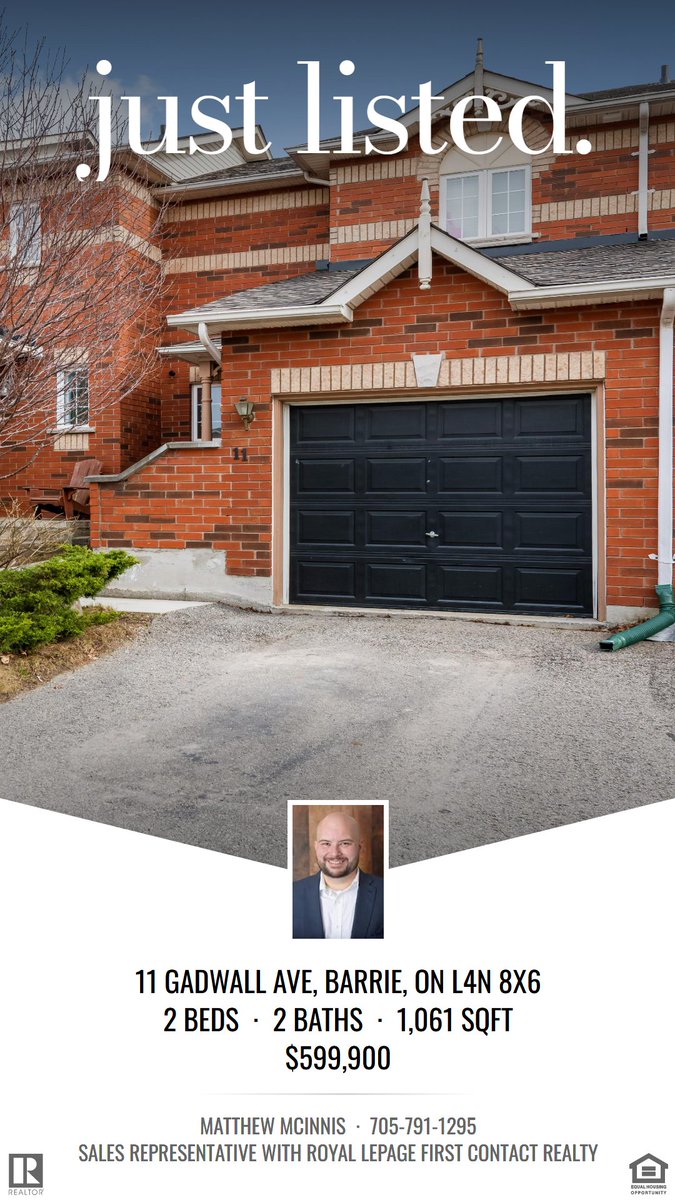 Laura Werrell on Twitter "11 Gadwell Ave in Barrie is Now For Sale! 