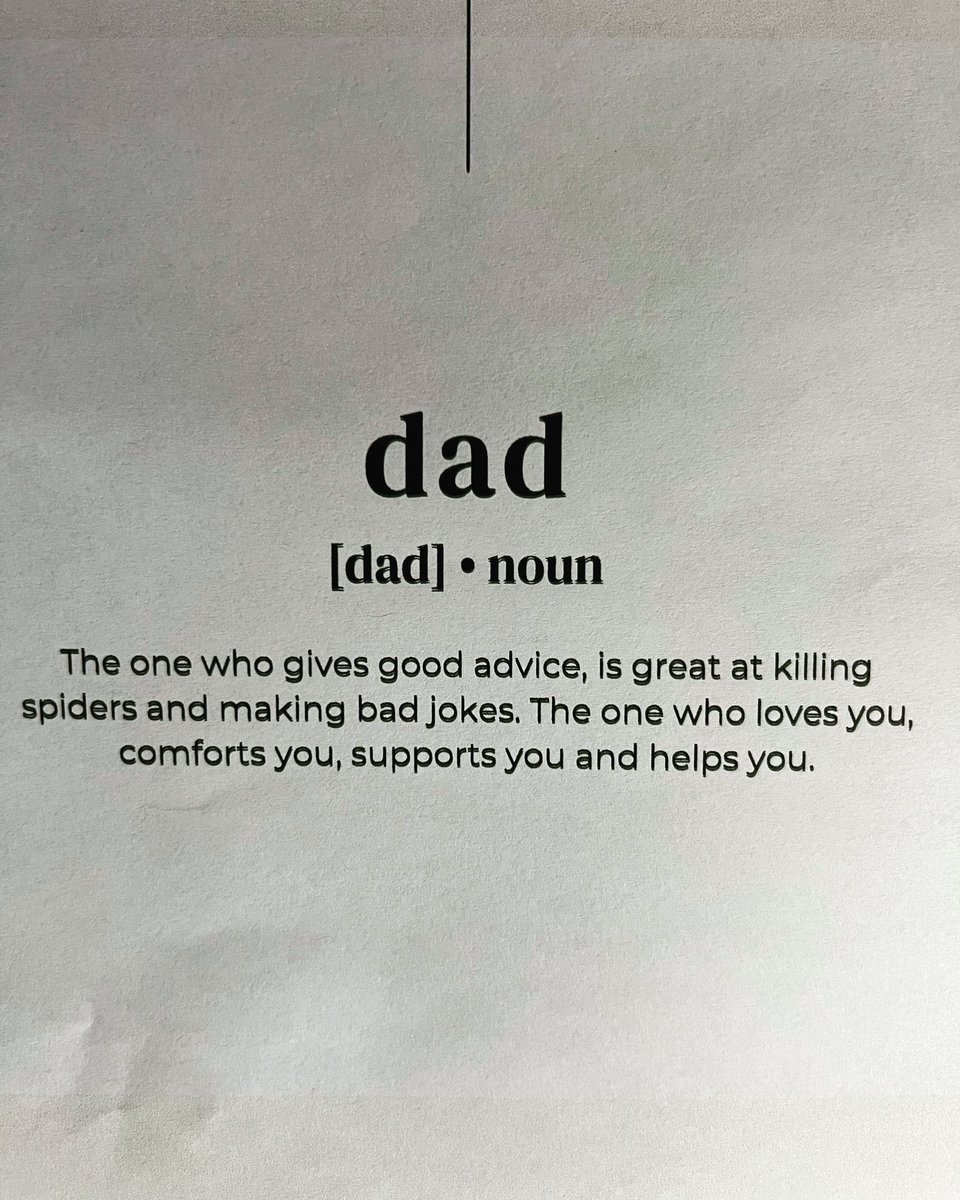 Piper’s definition of Dad.