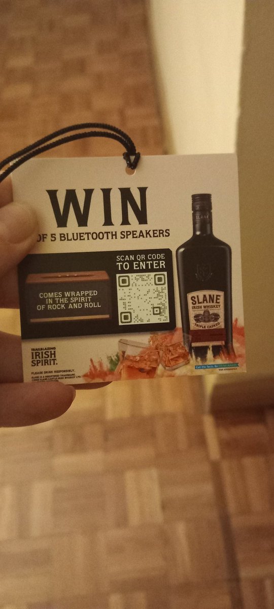 Lisa__Daly's tweet photo. @slanewhiskey I'm trying to enter your competition and I'm getting this, can you advise? I just want the chance to listen to smooth music with my smooth whiskey! @JosephMcSweeney https://t.co/nMEzWmNZsa