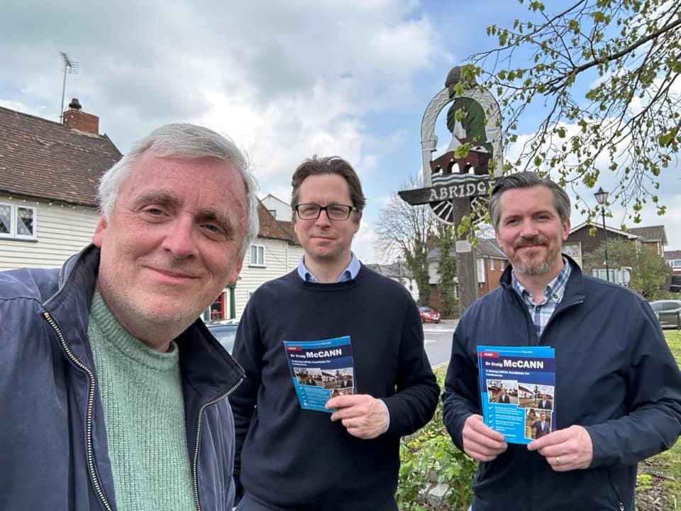 KeithRBarber's tweet photo. Delighted to campaign for one of the best candidates that I have had the pleasure to work with. Craig McCann will make a great representative for the Lambourne community. Vote Craig McCann on Thursday 4th May. ๐ณ๏ธ #Elections2023 #abridge #lambourne #Conservatives @CCACllrs https://t.co/CriwtLmFGo