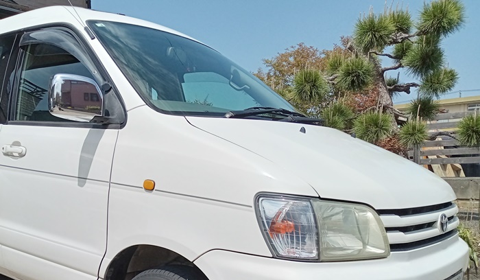 sorag_ty's tweet photo. 花粉ベタベタのタウンエースノアを洗車。
高圧洗浄機様様。

＃タウンエースノア　＃洗車 https://t.co/CbiyhIvU7U