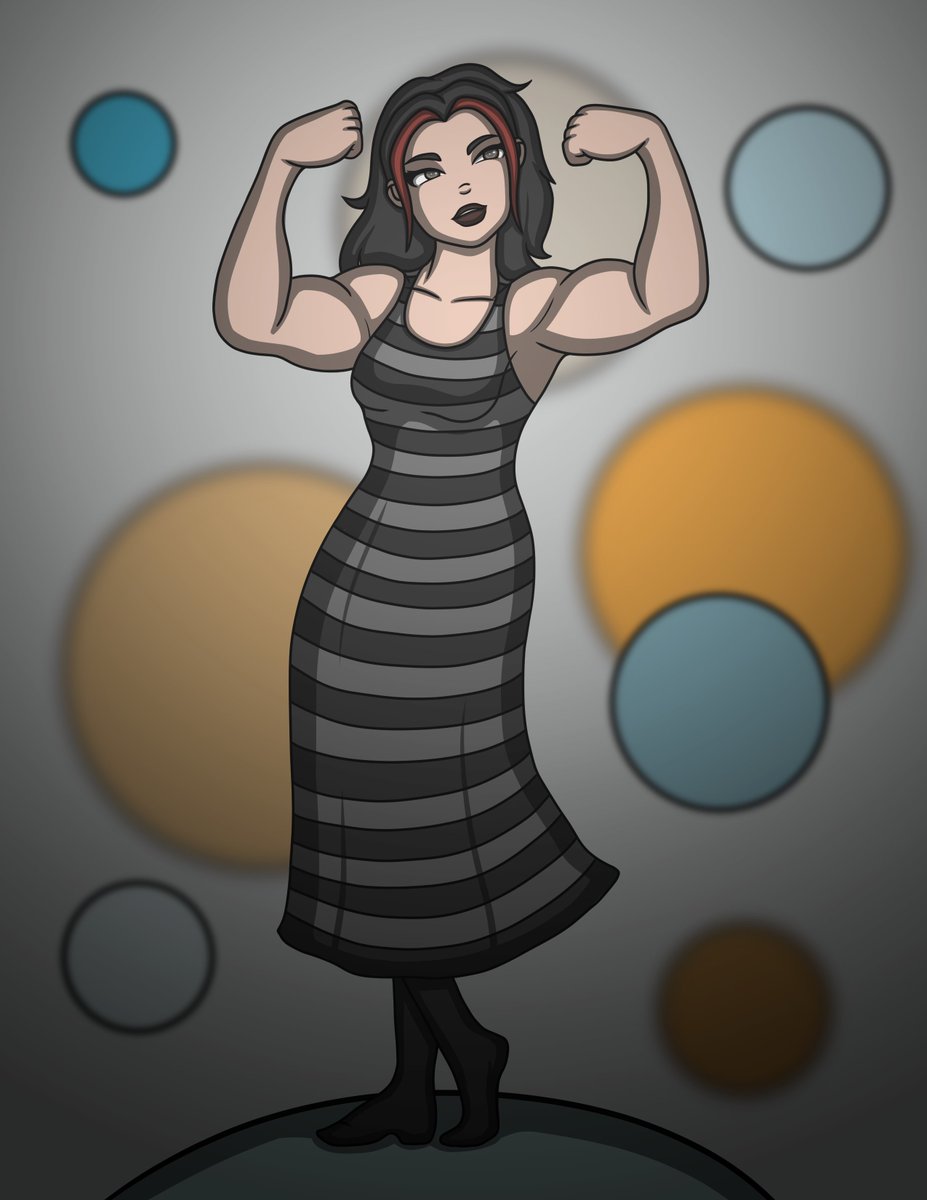 DrasticCreative's tweet photo. Strong Gorl #newcharacter #endsexism #bodydiversity #Respect #art #artwork #digitaldrawing #digitalart #ArtistOnTwitter #CLIPSTUDIOPAINT #illustration https://t.co/xDW0P9755F