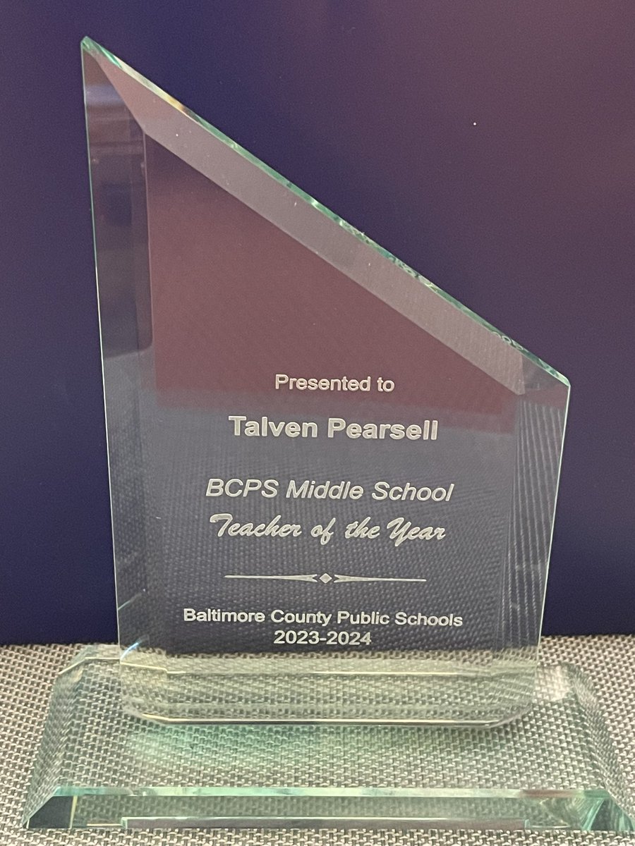Pearsell_PBSTOY23 (@mrpearsell) on Twitter photo I want to extend my gratitude to <a href="/BaltCoPS/">Baltimore County Public Schools</a> for naming me 2023-2024 Middle School Teacher of the Year! It was a heartfelt moment to receive such a prestigious award. My mother was able to witness another major achievement in my life. So humbled. I want to extend my gratitude to <a href="/BaltCoPS/">Baltimore County Public Schools</a> for naming me 2023-2024 Middle School Teacher of the Year! It was a heartfelt moment to receive such a prestigious award. My mother was able to witness another major achievement in my life. So humbled.
