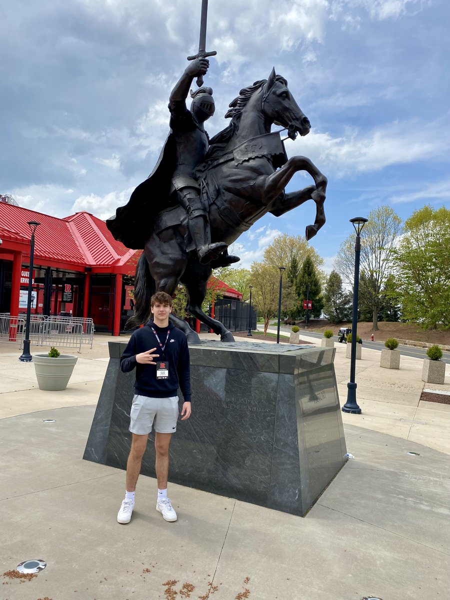 kyler_troup's tweet photo. Had a great visit to @RFootball today. Thank you for the time @Coach_Aurich @Coach_Hewitt86  See you soon. #CHOP #GoRU https://t.co/RxLNTvjGlo