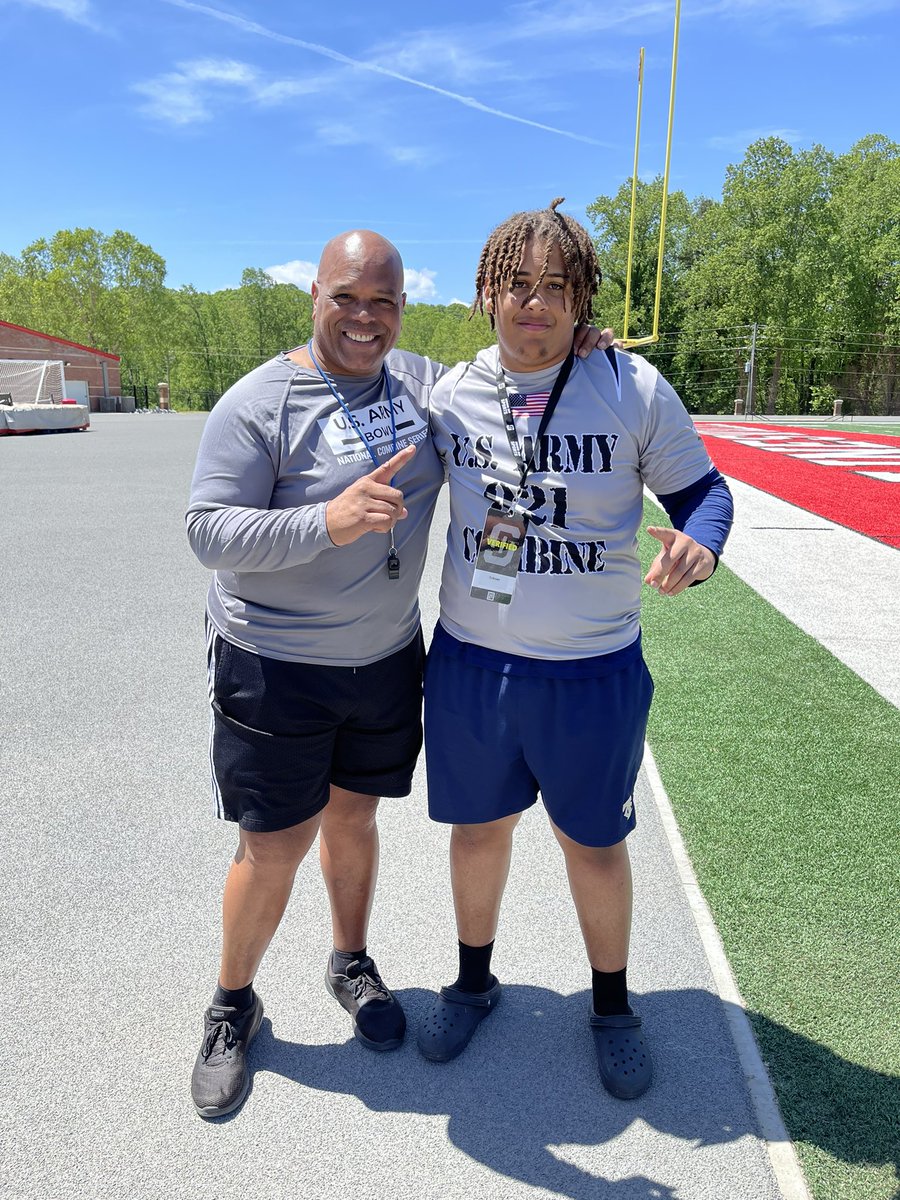 I had a great day today at the U.S Army Bowl Combine <a href="/77MMorais/">Michael Morais</a> <a href="/USArmyBowl/">Military Appreciation Bowl Week</a>