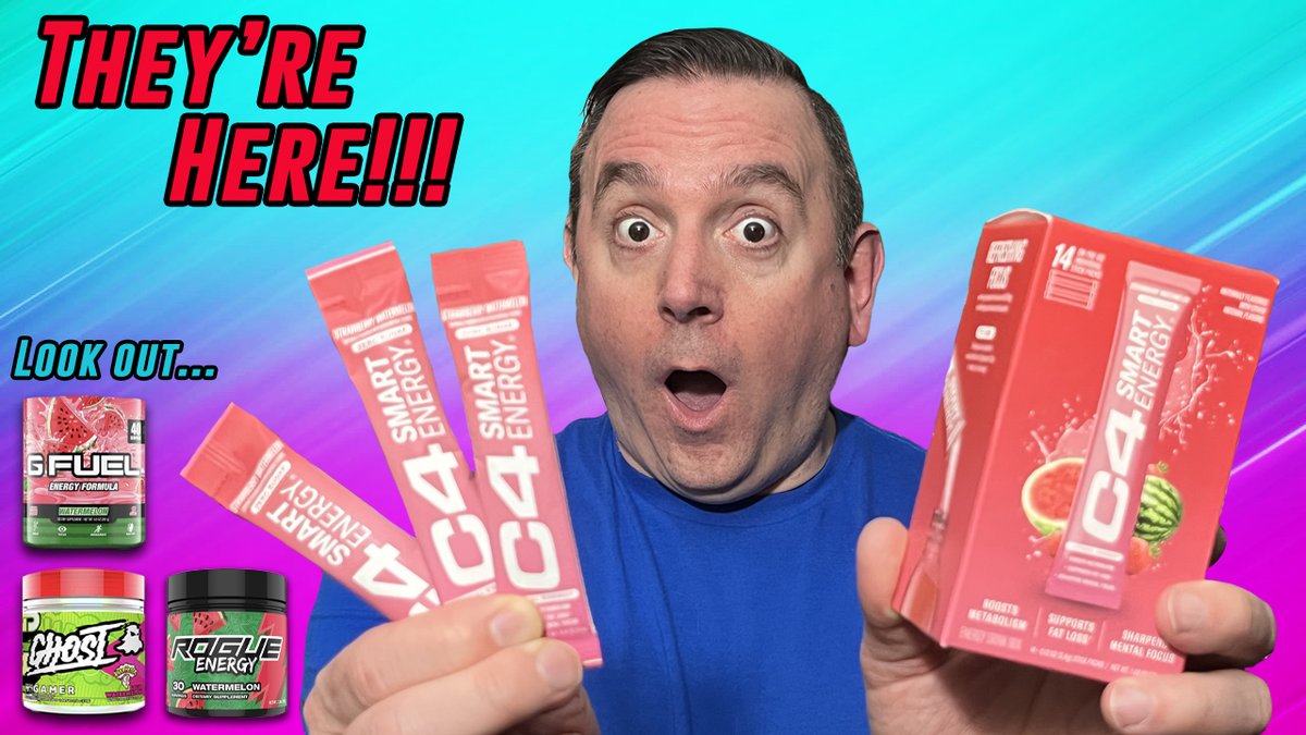 CaffeineMan1's tweet photo. C4 Smart Energy Powders are here!!!
@c4energy #c4partner #focus #energy #gamerpower
Look out all you other gaming powders because here comes C4 Smart Energy powders. How do they compare to the competition. Check out my latest video for all the details!
https://t.co/W45e5BNShK https://t.co/pdXkVraFD6