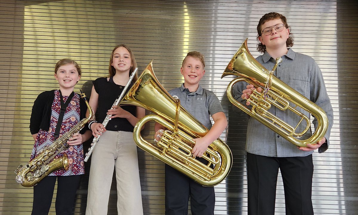 Congrats to these awesome 6th graders on their performance at the River City Honor Band tonight in Mason City! 
🎵🎶🎵🎶🎵
#IFACadetPride 
#committoexcellence