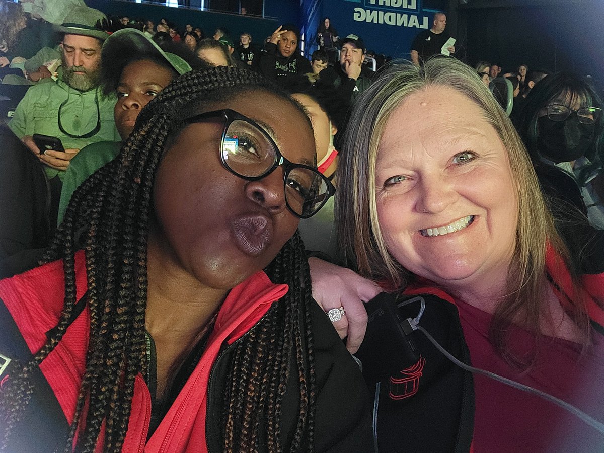 TriciaDid's tweet image. Hanging out with the parent crew #WGI2023 #WGIPercussion